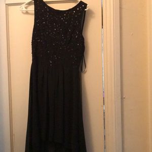 All black womens dress